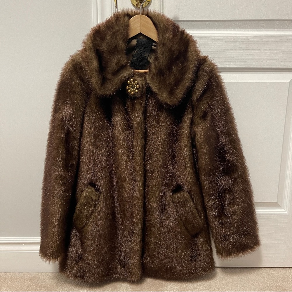 Forever 21 faux fur coat